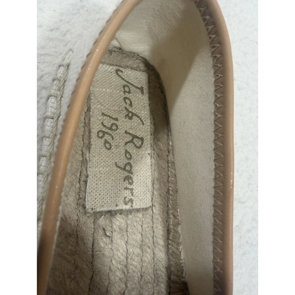 Jack Rogers Womens Size 9 Floral Canvas Platform Espadrilles Boho Coastal